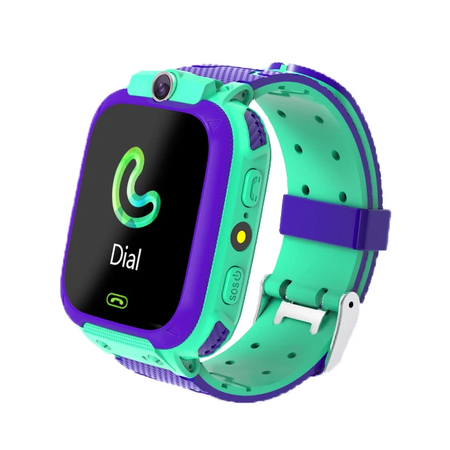 Q12 Смарт-часы для малышей детей студентов 1,44 дюймов водонепроницаемые студенческие Детские умные часы с циферблатом и голосовым чатом умные часы - Цвет: Watermelon green