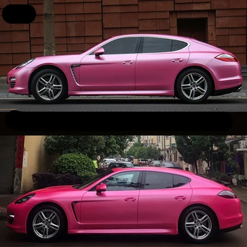 

50cm*150cm Electric Fashion Pink Car Wrap Vinyl Film Car Body Sticker Decal Car Wrap Sticker