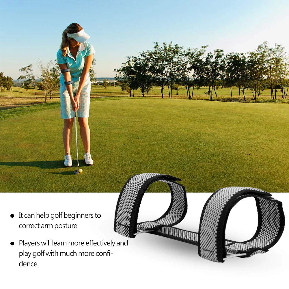 Golf Training For Beginners Practice Adjustable Hand Elbow Brace Arm Band Fixing Strap Accessories Posture Corrector Straight