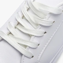 Одна пара белых шнурков 100 см; Мужская и женская обувь; кружевные кроссовки; парусиновая обувь