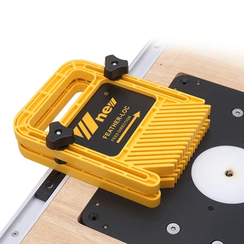 

Loc Board Set Multi-purpose Feather Double Featherboards Miter Gauge for Woodworking Engraving Machine Slot DIY Tools