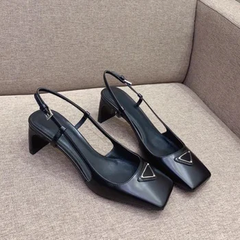 

Classic Square Toe Pumps Fashion Brand Design Women Shoes Solid Colors Female Pumps 5.5cm