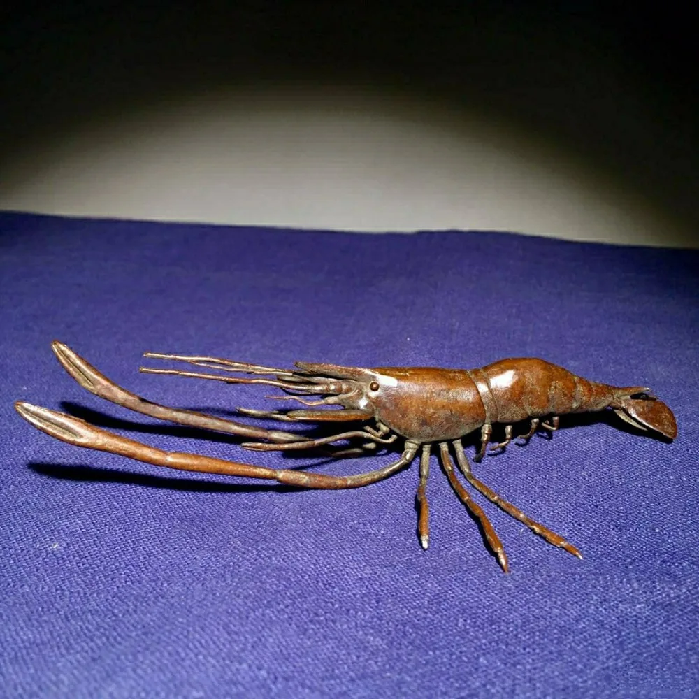

Exquisite bronze carving handicraft (river shrimp) ornaments