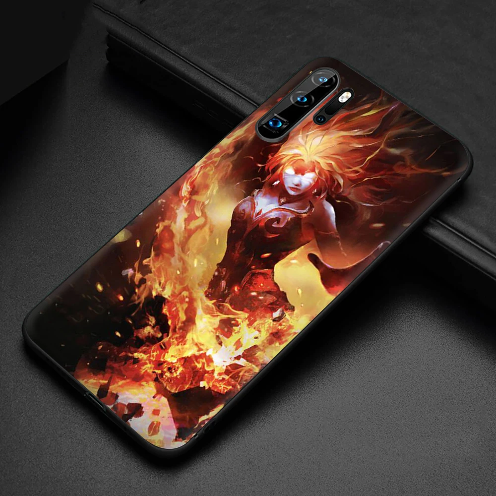 Dota 2 логотип мягкий силиконовый чехол для телефона huawei P8 P9 P10 P20 P30 Lite Mini Pro P Smart Z Plus - Цвет: B5