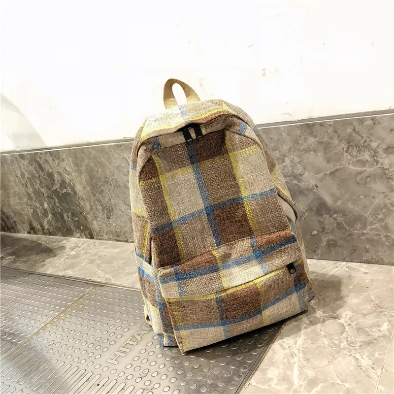 Японский литературный проверенный рюкзак женский ретро для девочек Harajuku