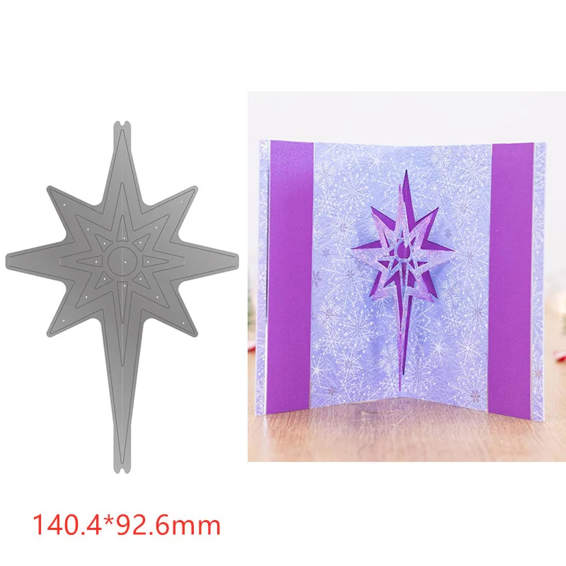 Christmas Pop Out Metal Cutting Dies Stacked Gifts Christmas Tree Snowflake Reindeer Diecut for DIY Scrapbooking Card Craft 2021