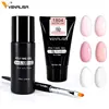 Nail Art DIY French Nail Extension Full Cover Acrylic Nails Jelly UV Gel Gum VENALISA Poly Nail Gel Slip Liquid Cleanser Remover 6