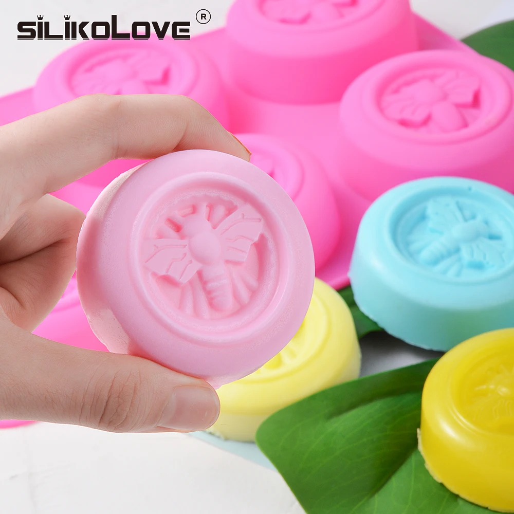 Силиконовая форма для мыла SILIKOLOVE 6 Полость вокруг Bee 3d сделай сам ручная работа