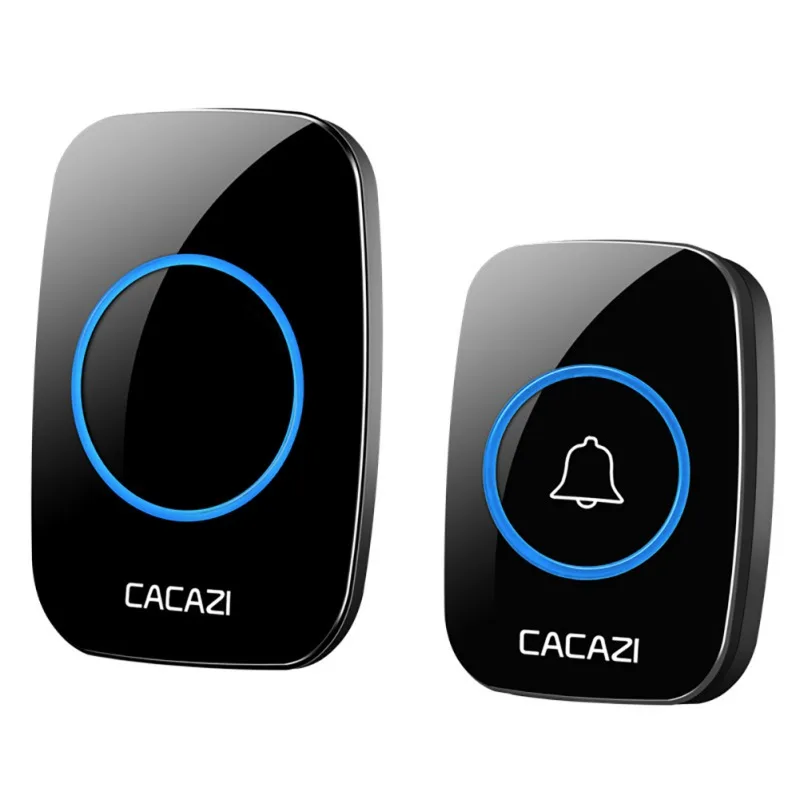 

Wireless Door Bell Waterproof Doorbell Chime 1000FT With 36 Melodies LED Flash