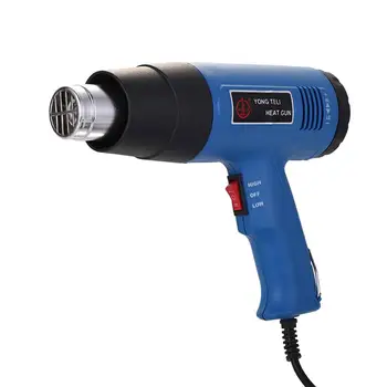 

Heat Gun 1500W Heavy Duty Hot Air Gun Kit Variable Temperature Control With 2-Temp Settings High Temperature Air Gun