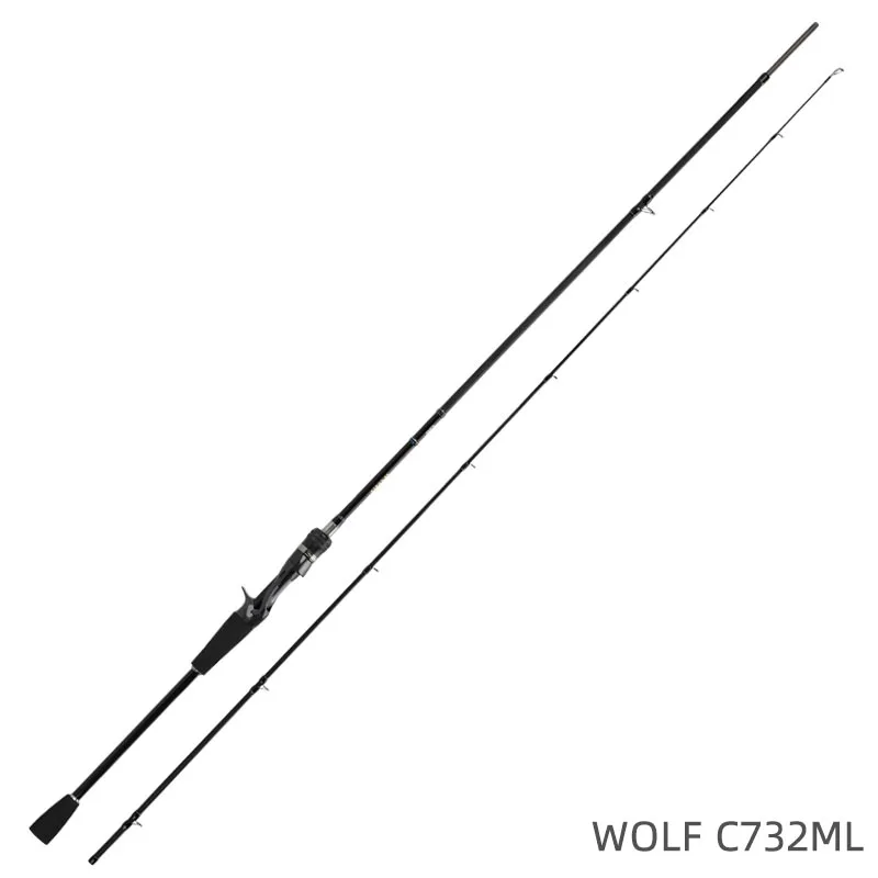 TSURINOYA спиннинговое рыболовное удилище для ловли рыбы, волка, 1,98 м, 2,09 м, 2,2 м, 2,28 м, средний Светильник, гид FUJI, длинная удочка для ловли окуня, углеродная приманка - Цвет: C732ML
