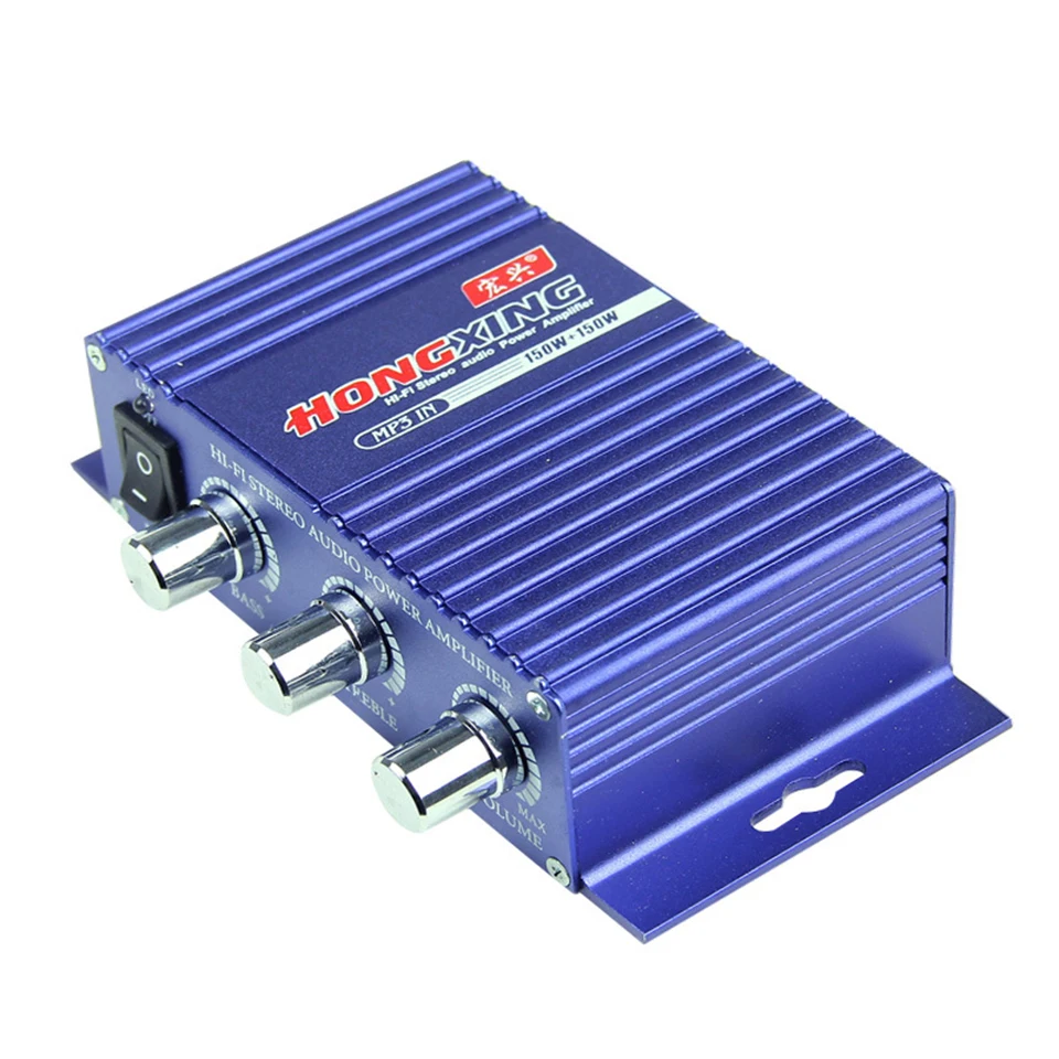 HongXing HX TA8251A 2 0 каналов 12 В постоянного тока/MP3 домашний автомобильный