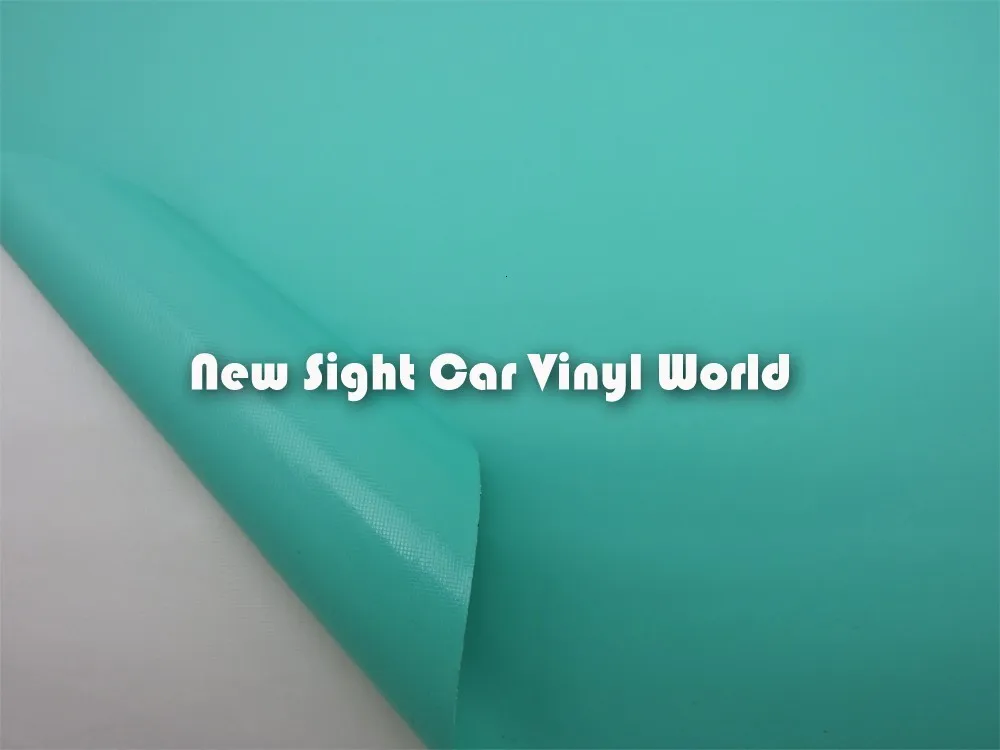 Высокое качество ПВХ матовая синяя виниловая пленка Tiffany матовая обертка безвоздушные наклейки для автомобиля Размер: 1,52*30 м/рулон
