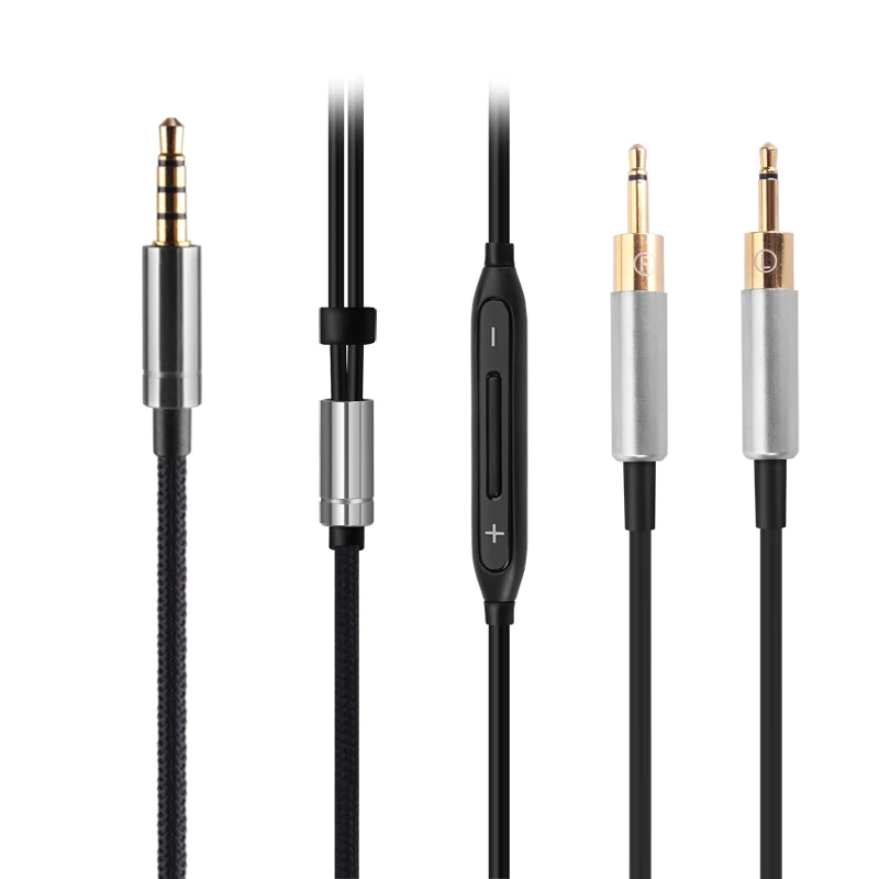 3 5mm OCC Upgrade Audio Cable with mic For Sennheiser HD 700 HD700 Audiophile Headphones