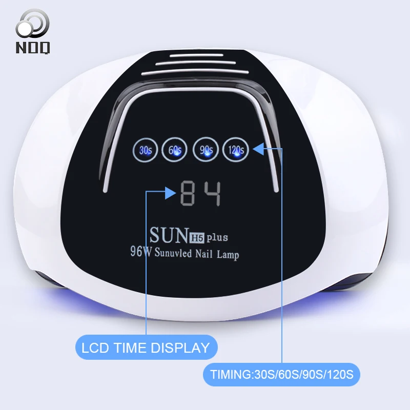 NOQ Max72W 36 шт. УФ светодиодный светильник для ногтей Съемная Сушилка для ногтей для маникюра отверждение всех гель-лаков с ЖК-дисплеем