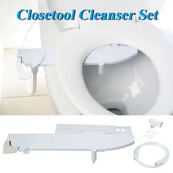 

Home Bathroom Universal Type Simple Using Toilet Spray Bidet Female Flushing Device Single Toilet Sprayer Nozzle