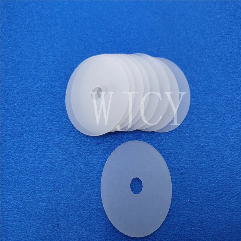 Free shipping 50 pieces white rubber sucker for Die cutting machine 40x7x1mm images - 6