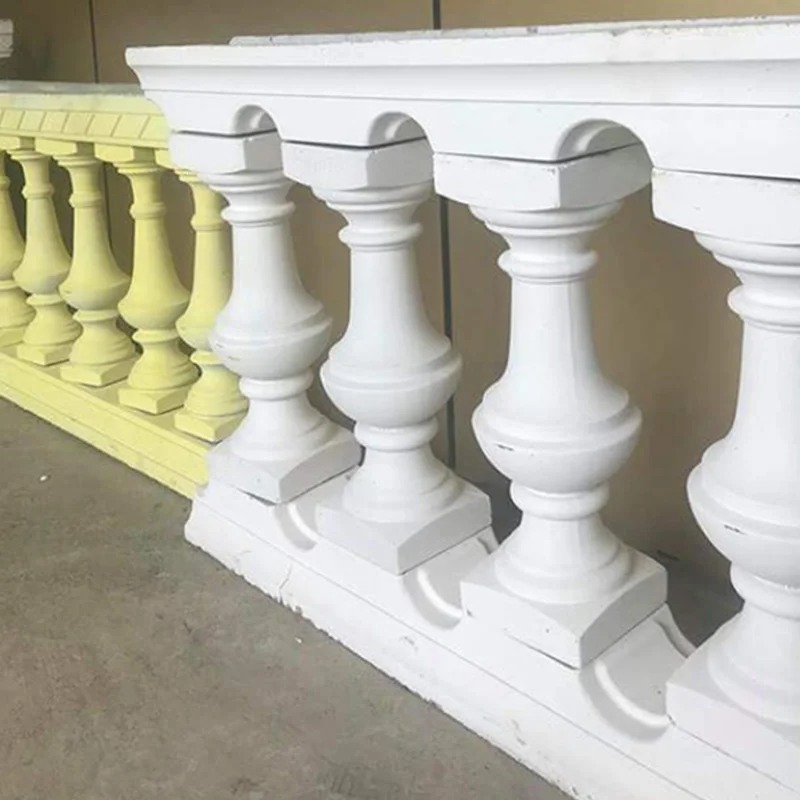 Reusable ABS Plastic Precast Baluster Mold Balcony Concrete Fence Balustrade Column Round Bottle Shape Mould Guardrail Mould