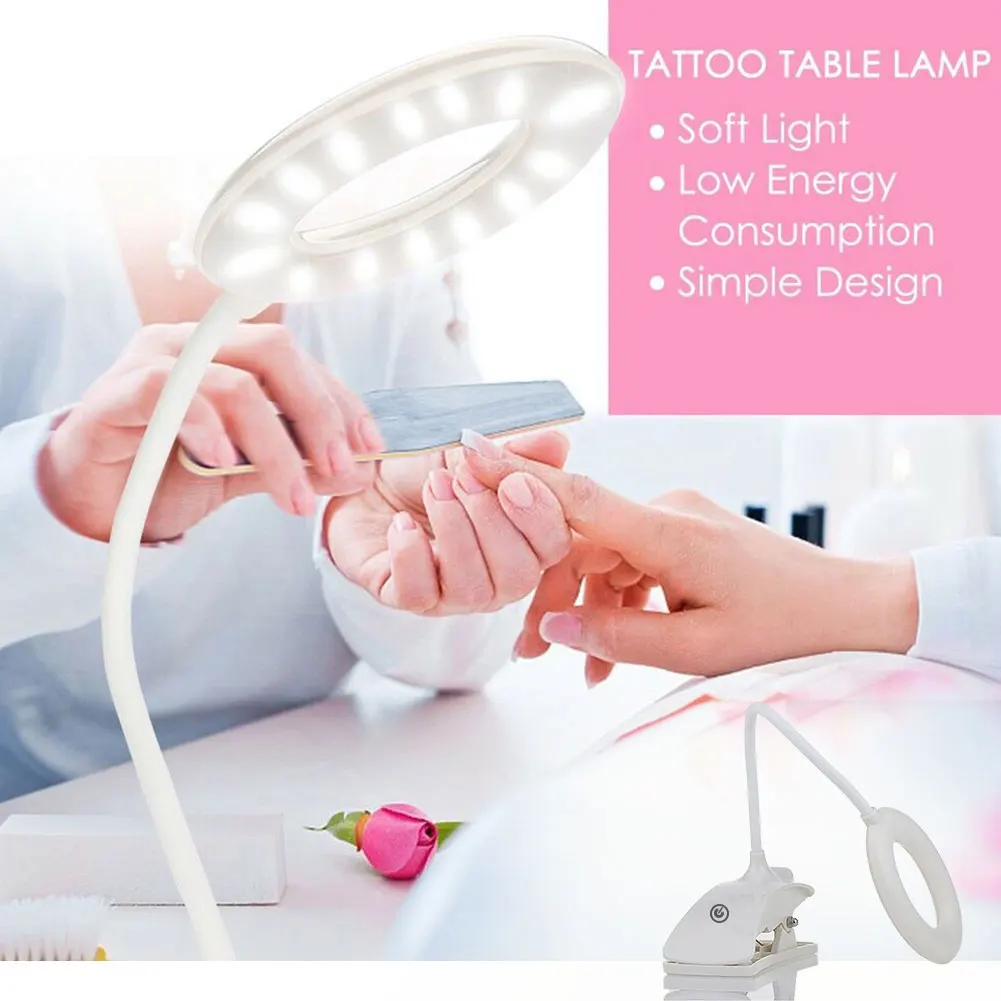 

Superbright Durable Eyelash Grafting Touchsensitive Rechargeable Desk Lamp Make Up Portable Clip Foldable Anti-fall Cosmetics