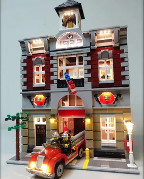 

Kyglaring LED light kit(only light) for LEGO 10197 Compatible with 15004 City Street Creator Fire Brigade