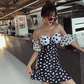 

Swimsuit 1 Piece Woman Rashguard Female One Swimwear Women 2019 Korean Sexy Underwire Tower Animal Spandex Sierra Surfer Beach