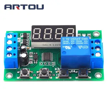 

DC 5V/12V/24V 5A YYC-2S Adjustable LED Delay Relay Module Delay Timer Control Switch Board