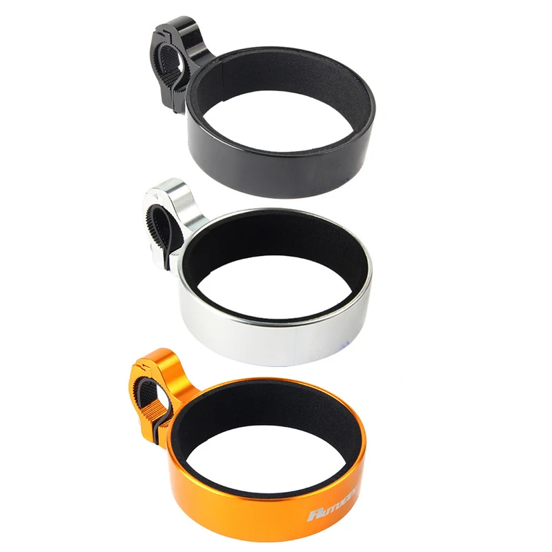 Bicycle Aluminum Water Bottle Holder Mini Portable Cage Coffee Cup Shelf Milk Tea Round Shape Bracket Riding Beer | Спорт и