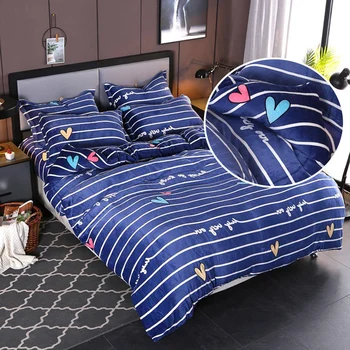 

190g Coral Fleece Fabric Flannel Fleece Quilt Covers Twin Full Queen King Size Anti Wrinkle Do not dry clean Fast Heat