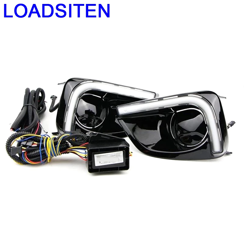 Luces Para авто Drl Assessoires дневные ходовые огни Светодиодные Автомобильные фары передние противотуманные фары 14 15 16 для Toyota Vios