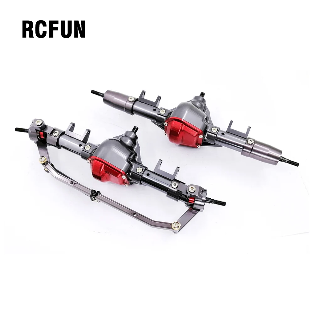

RC Car CNC Metal Front / Rear Axle for 1:10 RC Rock Crawler Car Axial SCX10