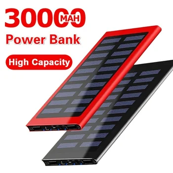 ホットパワー銀行30000 mahポータブル充電powerbank 30000 2600mahのusb poverbank外部バッテリー充電器xiaomi mi 9 8 iphone