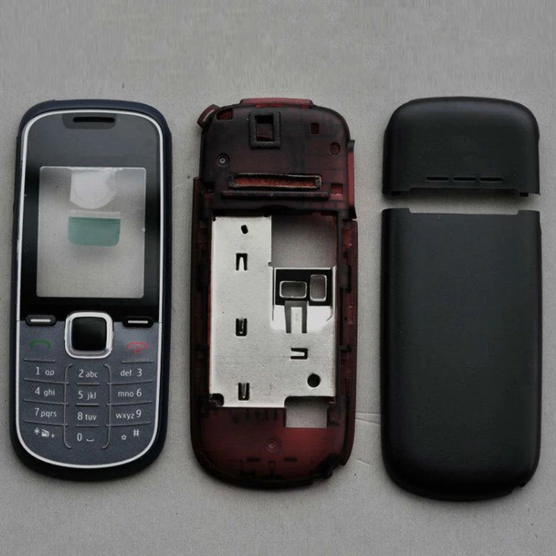 BINYEAE новый пластиковый полный корпус для Nokia 1662 клавиатура Экран стекло + средняя
