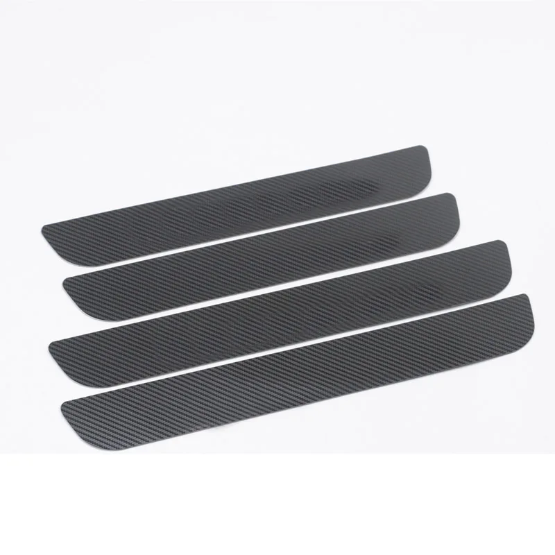 308 carbon fiber Lsrtw2017 порога полосы порог планки для peugeot 3008 5008 301 308 408 2008 интерьерные аксессуары - Название цвета: 308 carbon fiber