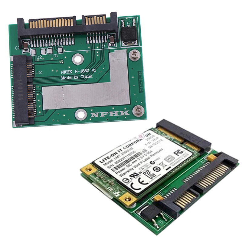 Msata Ssd 2 5-дюймовый SATA 6 0 gps адаптер плата модуля карты мини Pcie | Компьютеры и офис