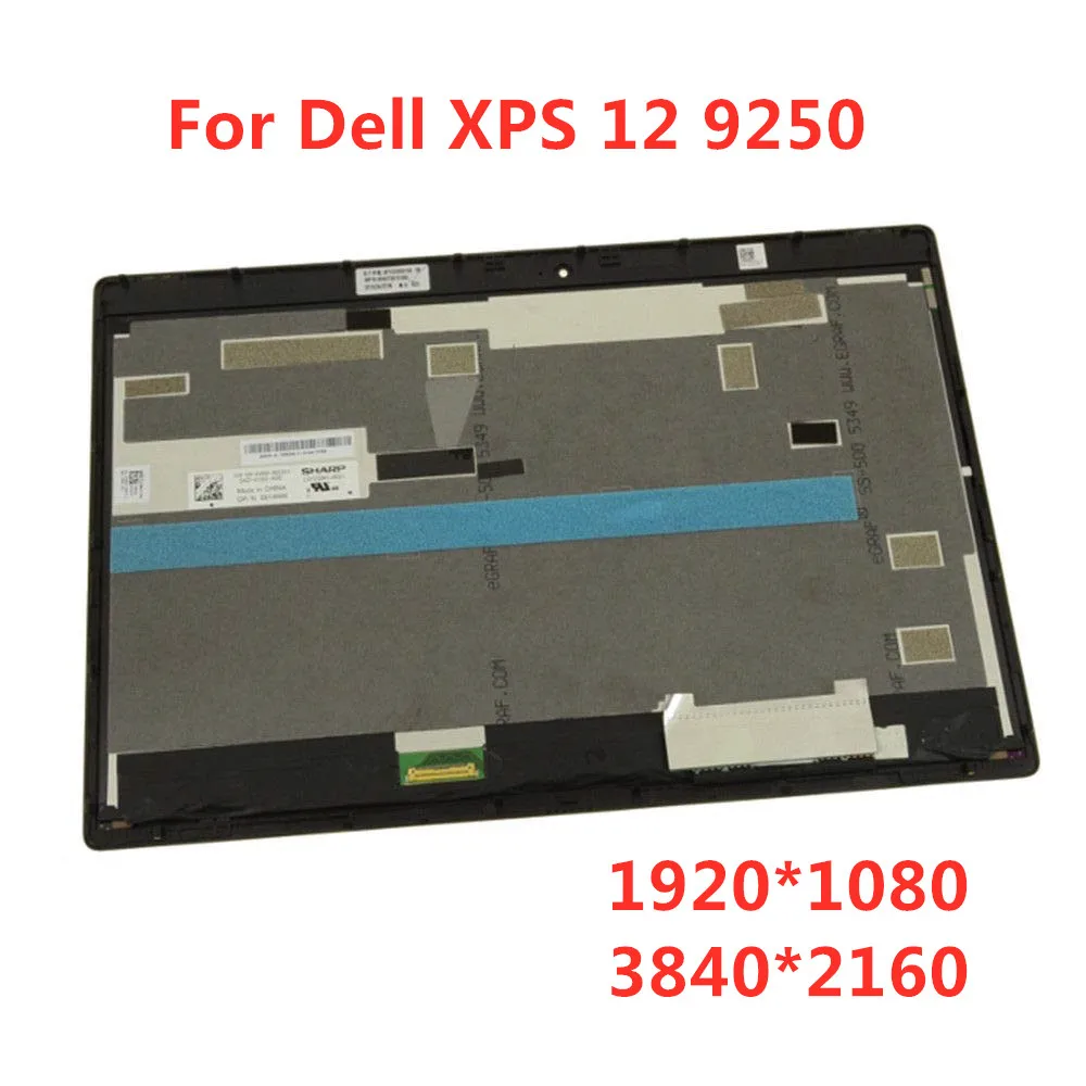 12 5 &quot4 K lcd сенсорный экран для Dell 9250 7275 FHD UHD светодиодный ЖК-сборка LQ125D1JW31 0HGMJ6 3840*2160