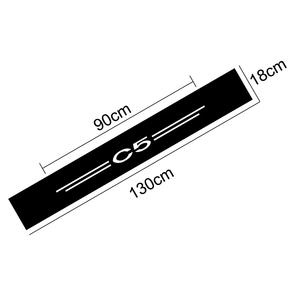 Наклейки на лобовое стекло автомобиля для Citroen C5 Виниловая пленка Авто Светоотражающая спортивная полоса Декаль украшения аксессуары для тюнинга автомобиля