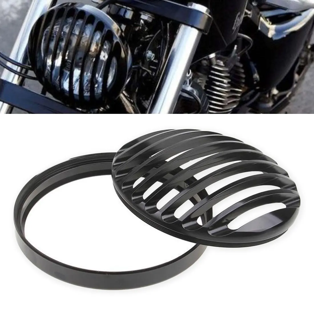 " CNC светодиодные фары Гриль Крышка для Harley Davidson Sportster XL 883 Железный 1200 04-14 на заказ XL1200C 1200 мотоцикл
