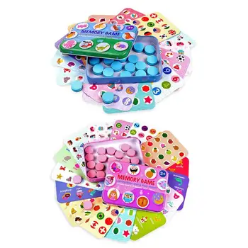 

Wooden Memory Match Chess Game Baby Early Educational Toys Family Party Casual Puzzles Training Game Toys For Children