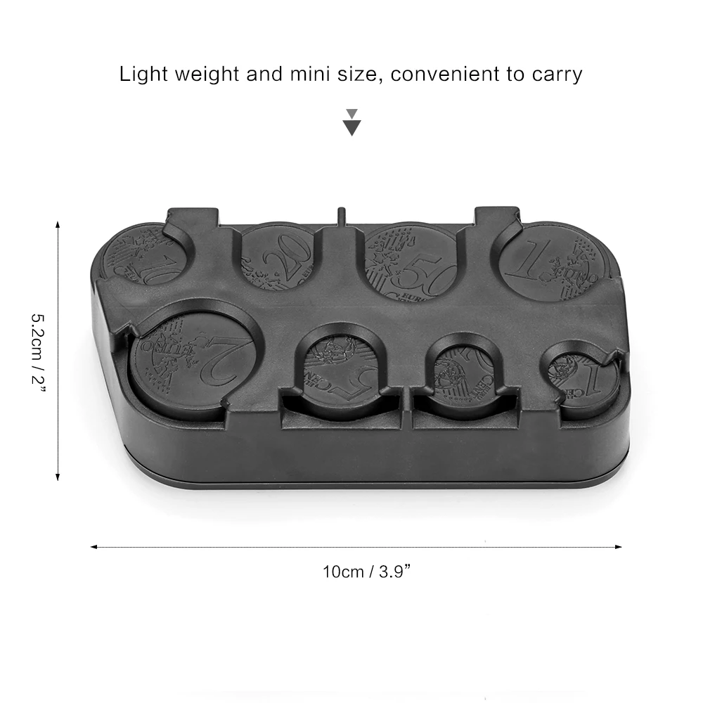 Креативный высококачественный денежный банк евро монета диспенсер для хранения