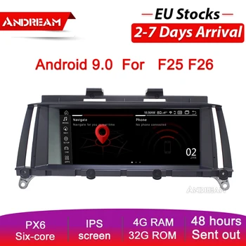 

Android Navigation Multimedia Player For BMW X3 F25 X4 F26 Wifi Steering Wheel ID6 ID7 Interface 10.25" IPS Android 9.0 GPS