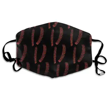 

Comfortable Two Layer Dust Mask, Soft Baseball Softball Face Mask Cover Mouth for Adults and Teens