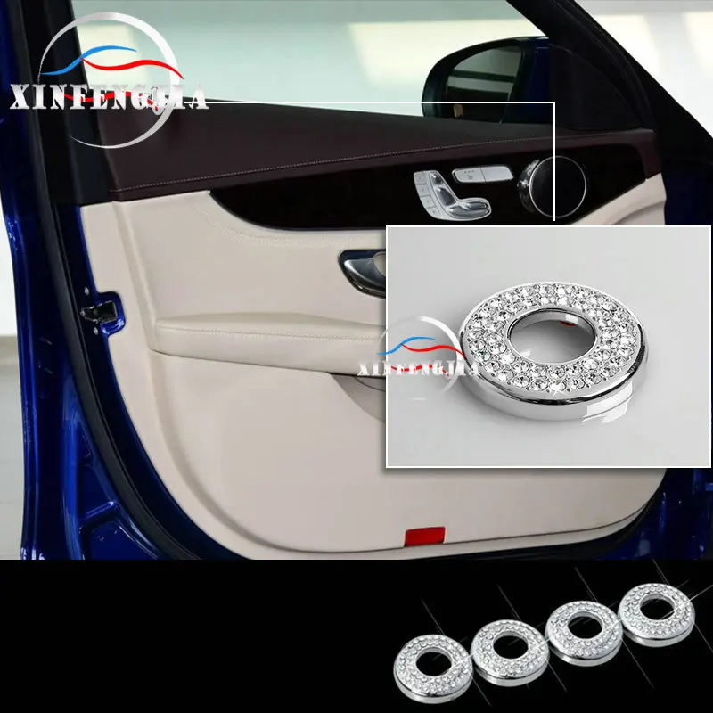 Для Mercedes-Benz E GLC C Class X253 W205 W213 15-19 кристалл стиль фиксатор замка двери ручка