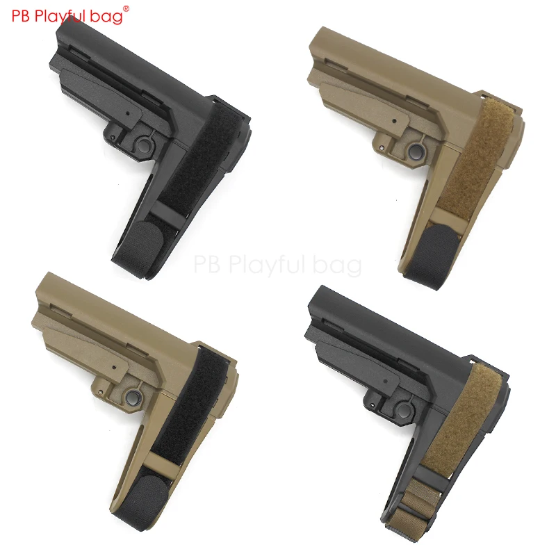 

Outdoor CS tactical Nylon SBA3 tied hand rear support Water bullet gun SLR 556 M4 modification accessories DIY Toys parts KD57