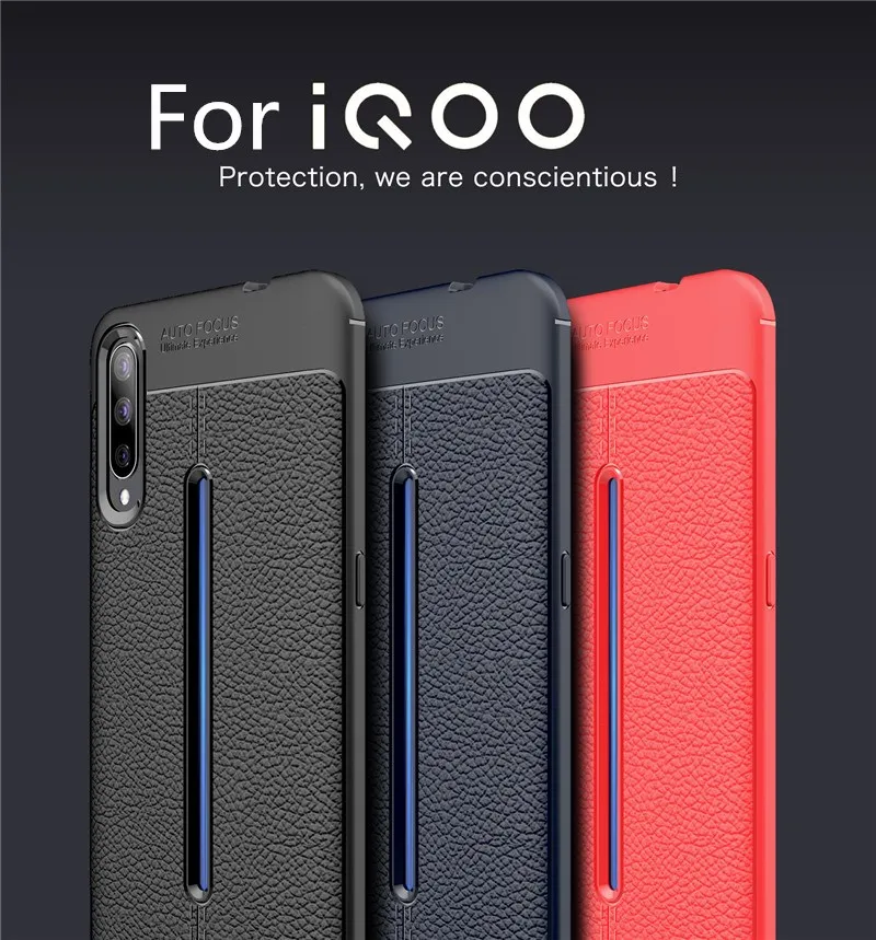 For vivo iQOO Case Silicone Shockproof Phone Case Cover For vivo iQOO Back Cover Phone Case Funda Capa For Vivo iQOO Shell