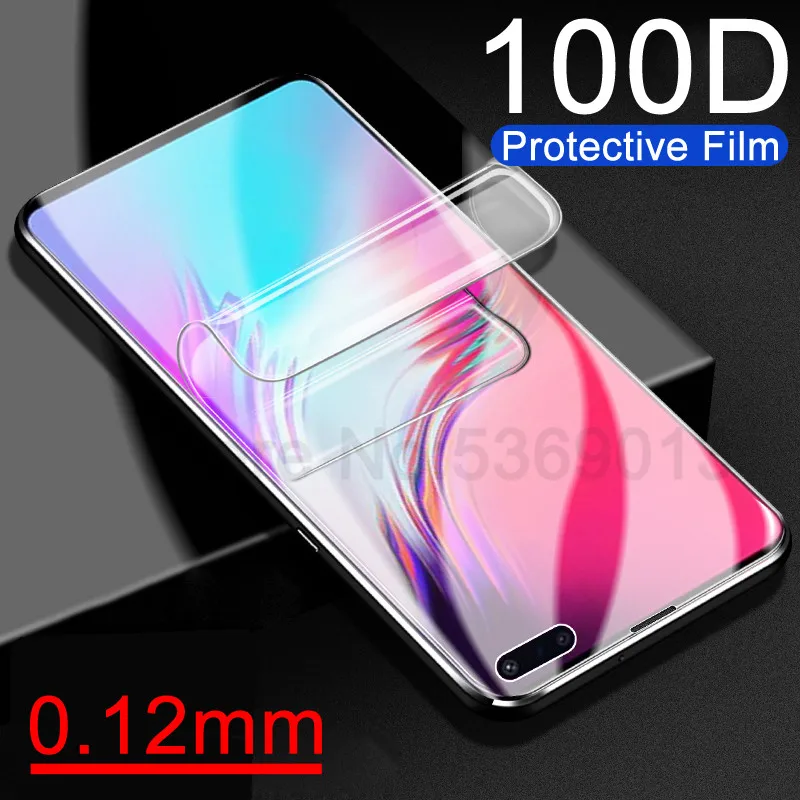 

100D Soft Hydrogel Film on the For Samsung Galaxy S10 S9 S8 Plus S10e S7 Edge A6 A8 2018 Full Cover Screen Protective Not Glass