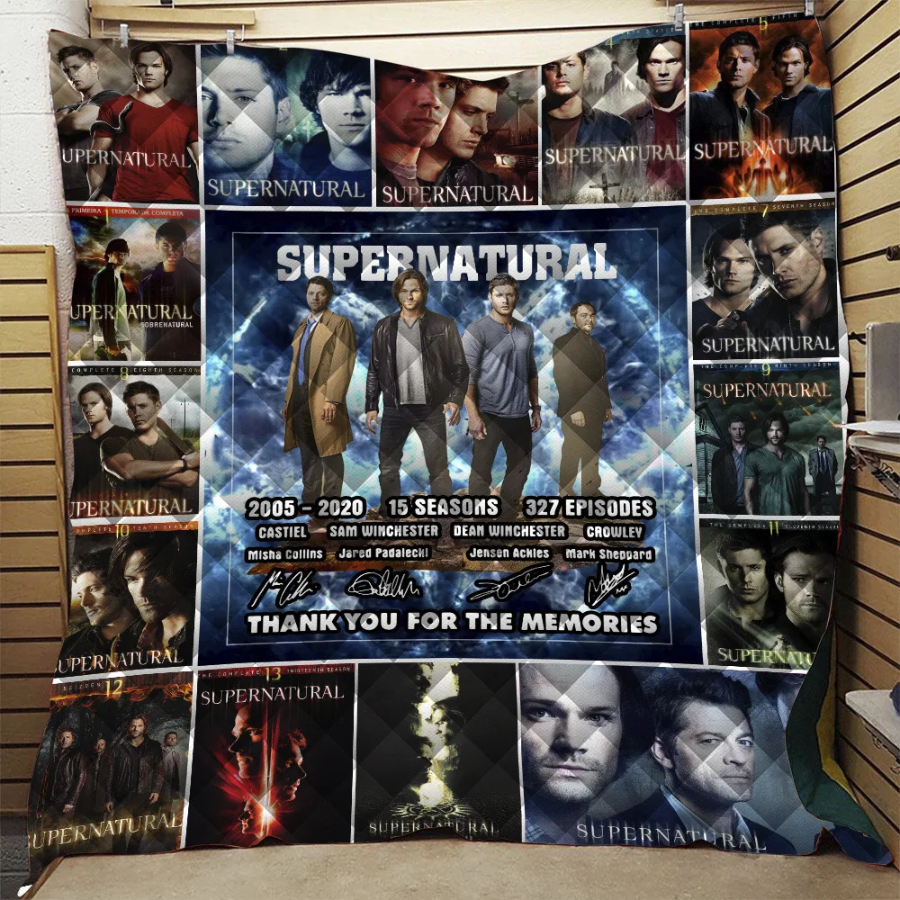Style 1 Мультфильм Сверхъестественное SPN для любителей лета Стёганое одеяло Одеяло коврик 3D напечатаны кровать диван-кровать для детей для взрослых мальчиков и девочек моющиеся подарок - Цвет: Style 1