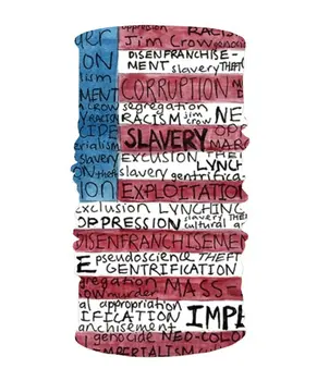 

efyh Grunge US Flag Magic Scarf Works as Face Mask Neck Gaiter Headband Balaclava