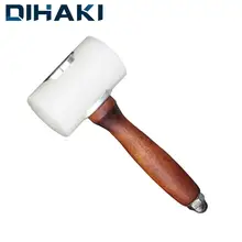 350 г кожаный молоток для резьбы 190 мм крестообразный молоток инструмент для резьбы по коже Нескользящая деревянная ручка Ручной инструмент