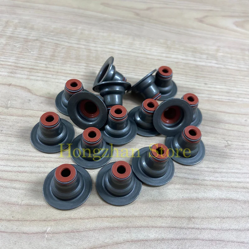 16PCS Engine Seal Valve Stem For Chevrolet Aveo Sonic Cruze Opel Zafira Vauxhall Pontiac G3 Opel Astra 24409815 24405819 o ring seal set rubber seal ring engine transmission seal