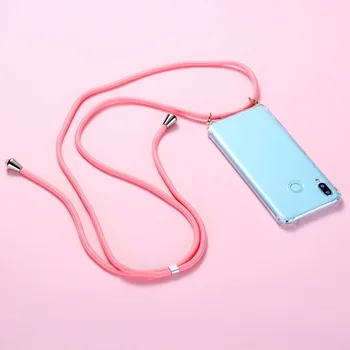 

Strap Cord Chain Phone Tape Necklace Lanyard Mobile Phone Case for Carry to Hang For HUAWEI P Nova Mate P Smart 10 20 30 3 4 5
